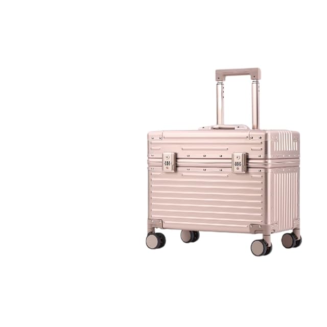 All Aluminum Luggage Hard Shell Luggage with Spinner Wheels TSA Locks Premium Impact Resistant Travel Suitcase for Business