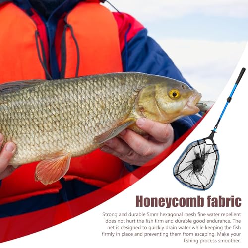 Filet de pêche pliable à ouverture rapide avec manche rigide anticorrosion en alu - 2