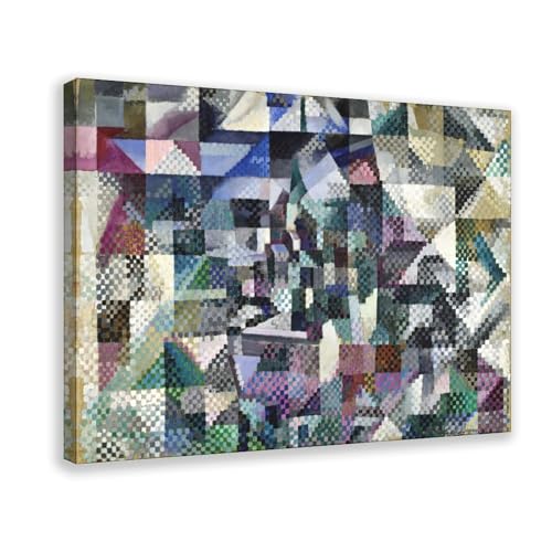 Toile Window on the City Robert Delaunay cadre mural de bureau