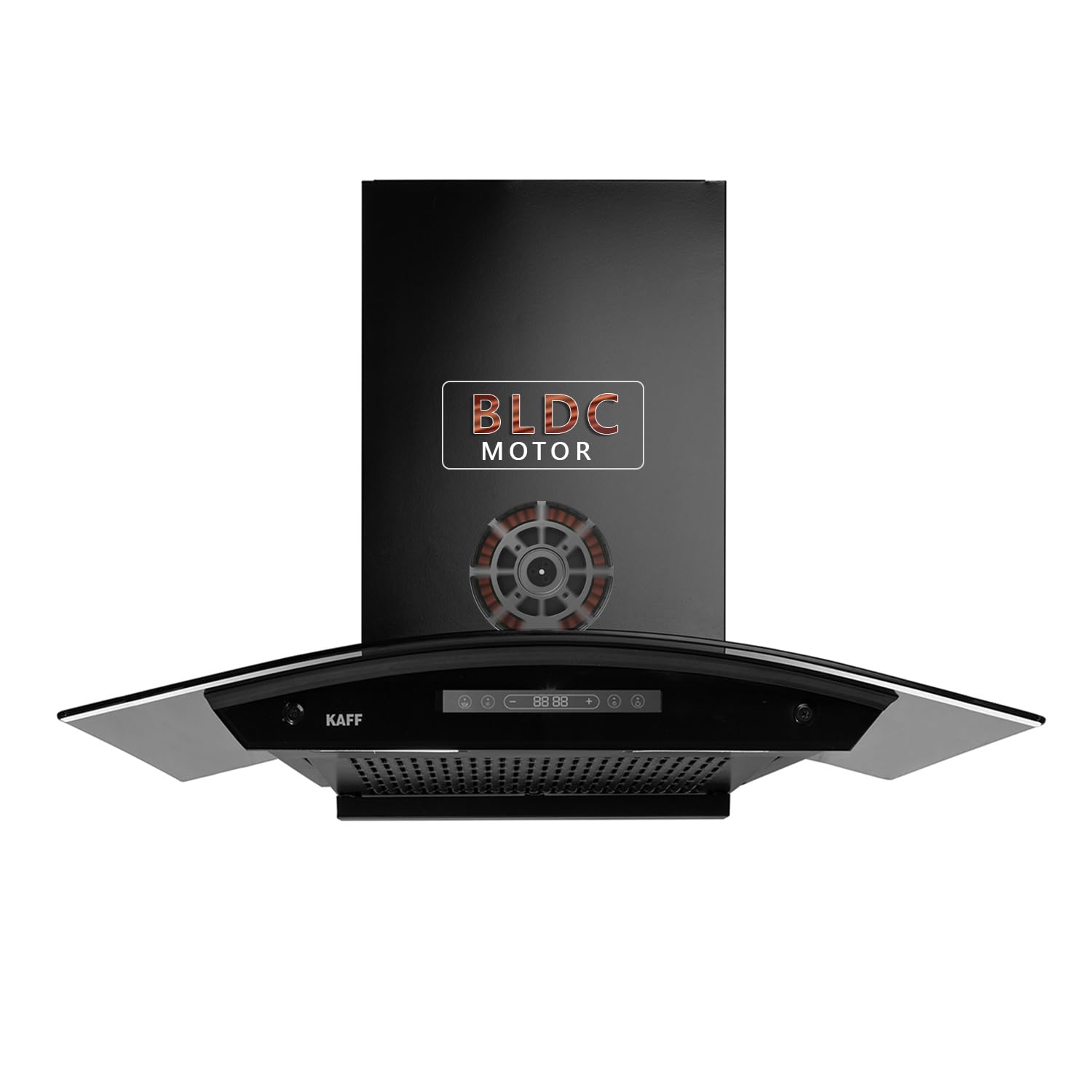 KAFF KEC 90A-DC BLDC Motor Curved Glass 90 cm Filterless Auto Clean Chimney | Real Time Display upto 1400 m3/hr | Touch & Gesture Control | 9 Speed | 2 Yrs Comprehensive Warranty, Lifetime on Motor*-image-37