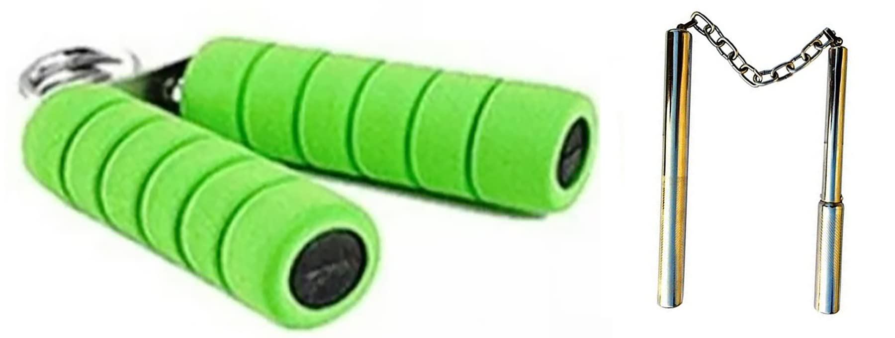 Victor Choice Hand Gripper Forearm Exerciser Wrist Fitness Foam Hand Grip--(Green & Grey)_(Combo Of 2)--LKOI-picture-12