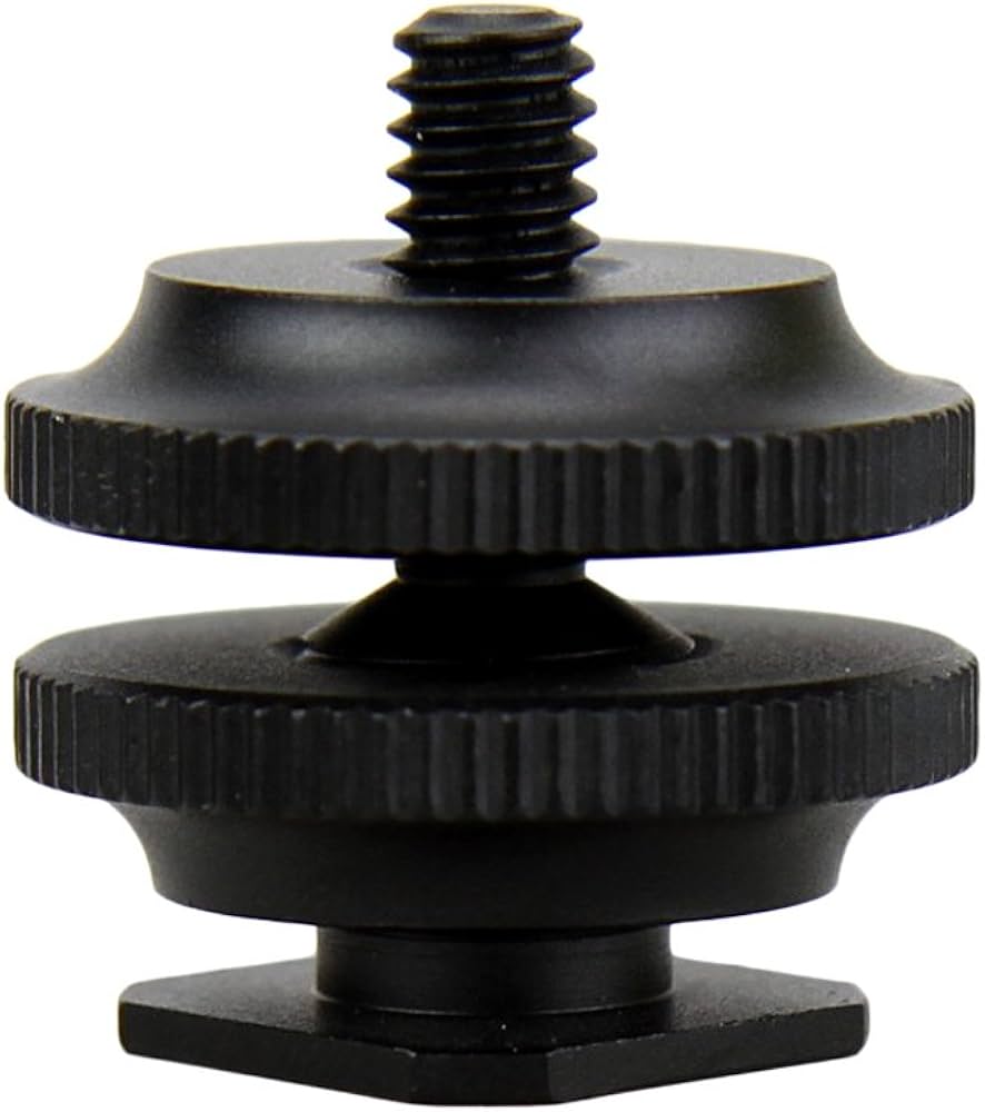 JJC Hot Shoe Mount Adapter with 1/4