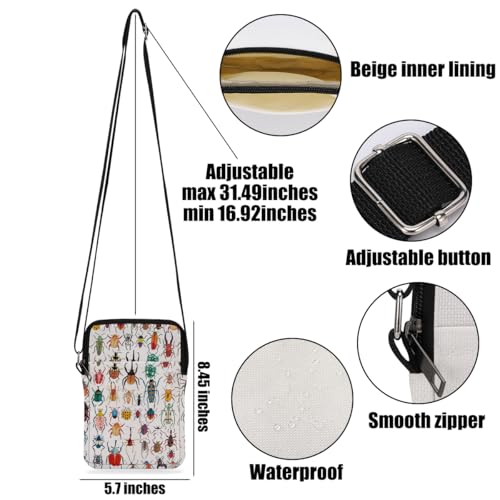 Image of Anime Fans Cute Cross Body Bag Anime Gifts Phone Bag Shoulder Bags Adjustable Shoulder Straps Sling Bag Japanese Gifts