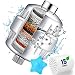 Filtre de douche - Adoucisseur d'eau avec 2 cartouches de filtre remplaçables multi-étapes pour enlever le chlore, métal lourd