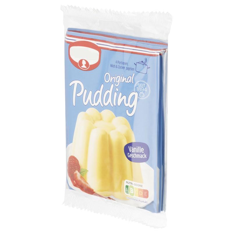 Vanilla Cooking Pudding Mix 3 x 37 g Sachets | Classic German Dessert Powder | Imported by DFB