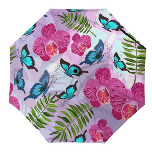 Parapluie automatique compact à ouverture rapide et toile résistante