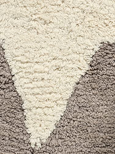 Image of SASHAA WORLD Star Patterned Bathmat, Ultra Soft and Absorbent Bathroom Bathmat with Anti-Skid Latex Backing, Modern Design, Plush Comfort | Ideal for Stylish Bathroom Decor |50x80cm