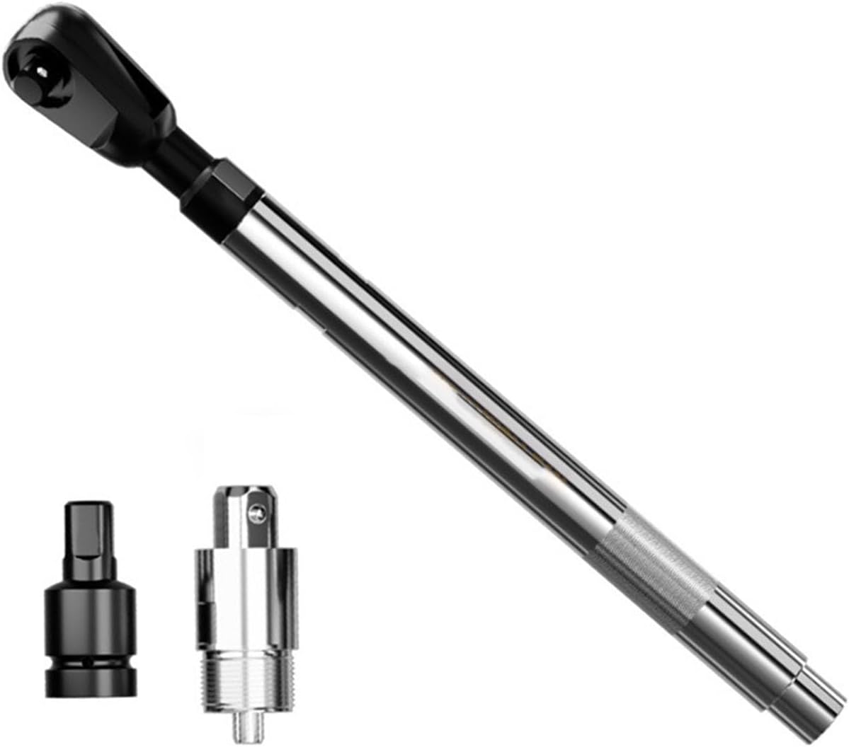 Jiawu 1/2" Offset Extension Wrench Impact, Electric Ratchet Wrench Extender for Tight Spaces, Easy Forward Reverse Control