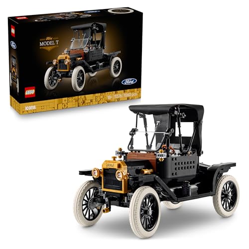 Image of LEGO Icons Ford Model T - Vintage Car Decor - Model Car Kit for Adults - 11376