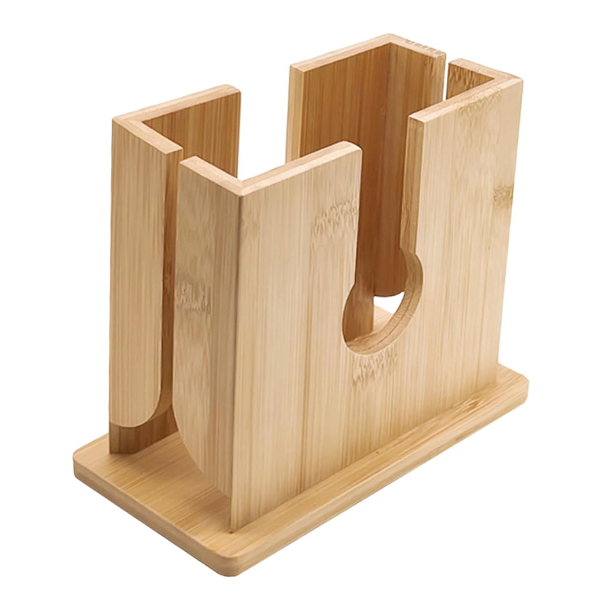 zerodeko wooden bagel slicer with slip base manual cutter for bagels versatile bread tool for even slicing kitchen essential for toast baked goods