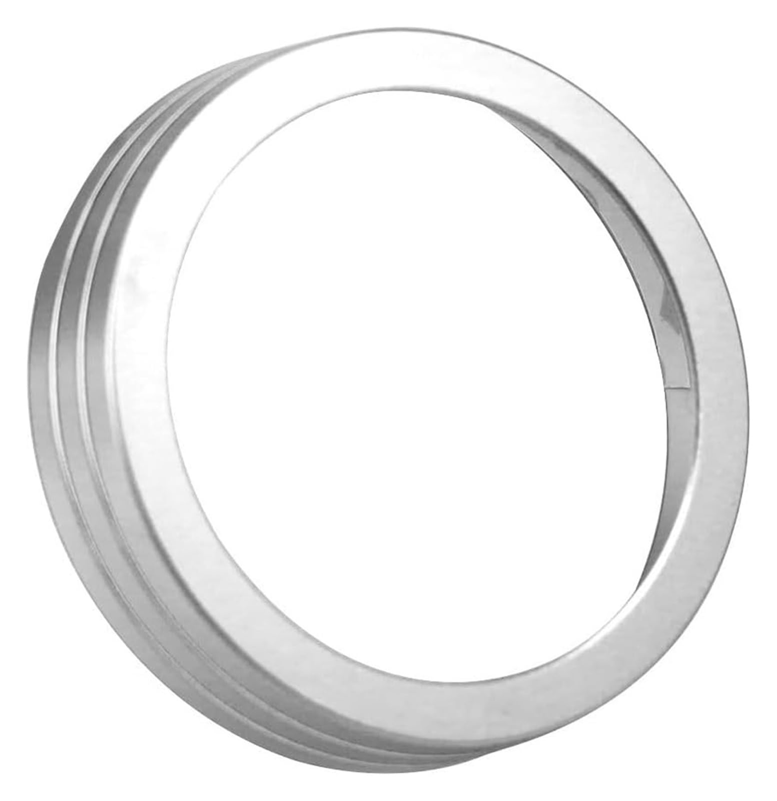 Qwqthgs Silver For Focus 4 Mk4 2019 2020 Interior Auto Shift Knob Circle Trim Parts Car Gear Head Cover 1Pc Interior Trim Strips(Silver)