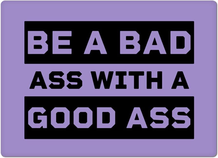 Bad Ass Car Magnet 2 PCS - Funny Car Magnet - Graphic Sticker
