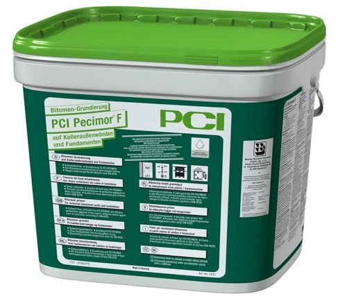PCI Pecimor F 10 L Bitumen-Grundierung auf Kelleraußenwände und Fundamente Bitumen-Schutzanstrich Sika