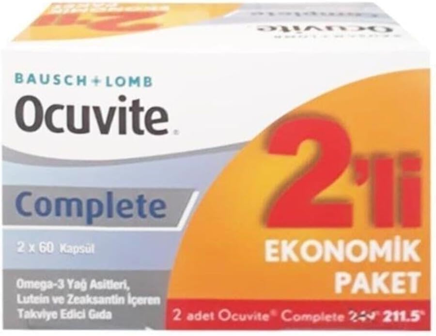 Ocuvite Complete 60 Capsules - 2-Piece Deal Package