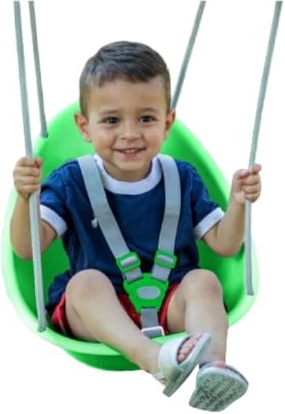 Swurfer Coconut Toddler Swing with 3-Point Safety Harness