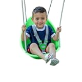 Swurfer Coconut Toddler Swing – Comfy Baby Swing Outdoor, 3- Point Adjustable Safety Harness, Secure, Safe Quick Click Locking System, Blister-Free Rope, Easy Installation, Ages 6-36 Months