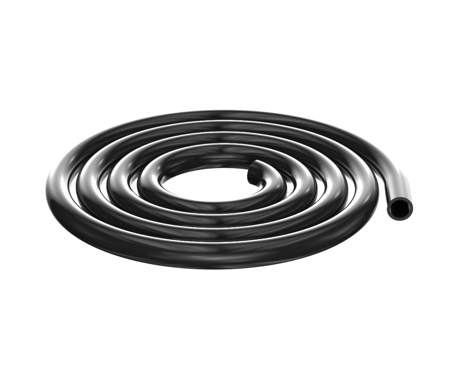 PrimoChill PrimoFlex LRT Custom Watercooling Flexible Tubing -3/8in.ID x 1/2in.OD, 10 feet Bundled with System Prep and Coolant, Made with Premium Materials, Proudly Made in The USA - Onyx Black