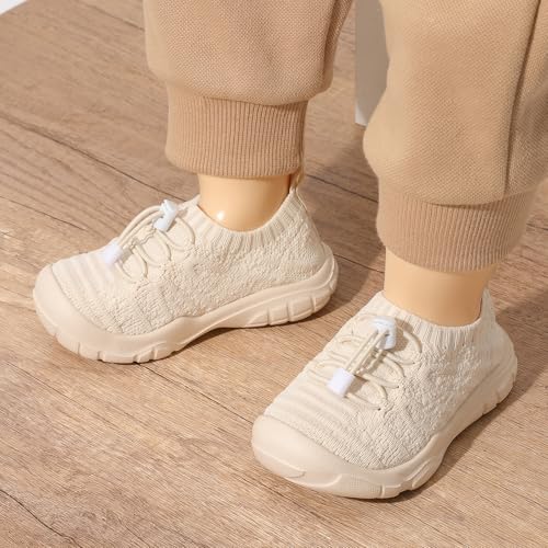 FEETCITY Toddler Slip On Shoes Boys Girls Wide Toddler Tennis Shoes Sports Walking Sneakers2