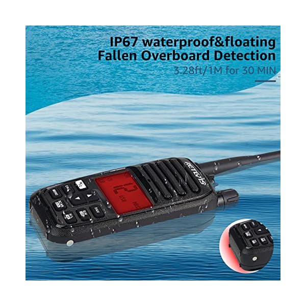Retevis RM21 Handheld Marine Radio,Radio Marine Floating IP67
