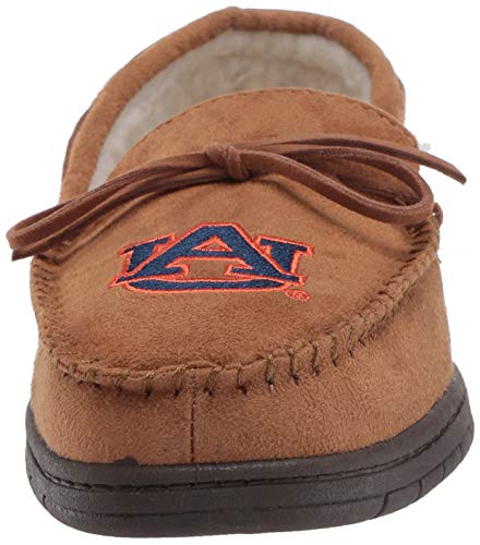 Image of FOCO NCAA Mens NCAA College Team Logo Moccasin Slippers