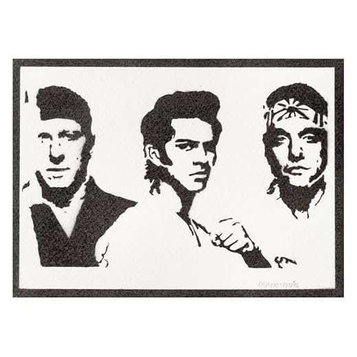 moreno-mata Cobra K... Autentico Graffiti Hecho a Mano Handmade Poster Series TV Cuadros Decoracion Salon Modernos Regalos Originales para Hombre y Mujer