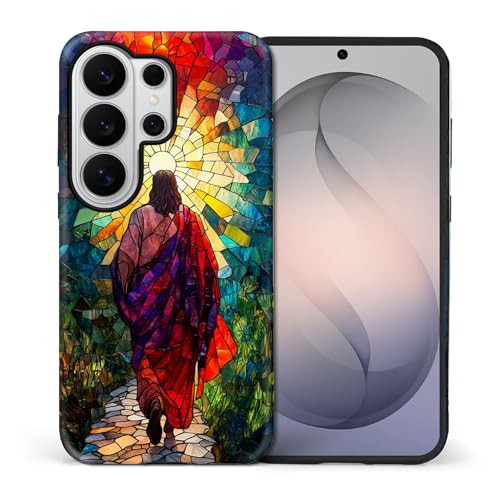 Coque Samsung S26 en silicone ultra mate motif Jésus marchant antichoc