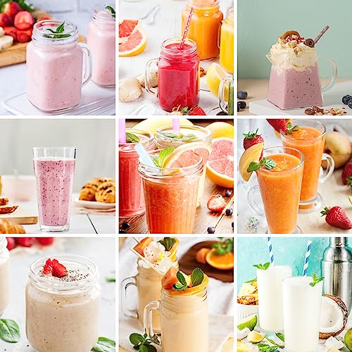 Foto von Wothfav Slush Becher, schnell gefrorener magischer Slushie Maker Becher, Slushy Ice Maker Cup 500ML mit Strohhalm Löffel, Smoothie Pinch Eisbecher für Familie DIY Cola, Milch oder Saft im Sommer