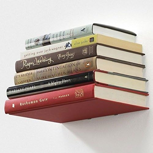 Anant Invisible Conceal Floating Book Shelf (Color : White) (Pack of 4)