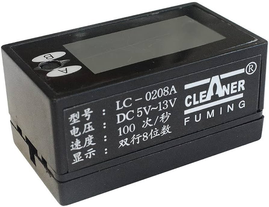 Amazon.com: TECKEEN 8 Digits LCD Resettable Coin Meter Counter for