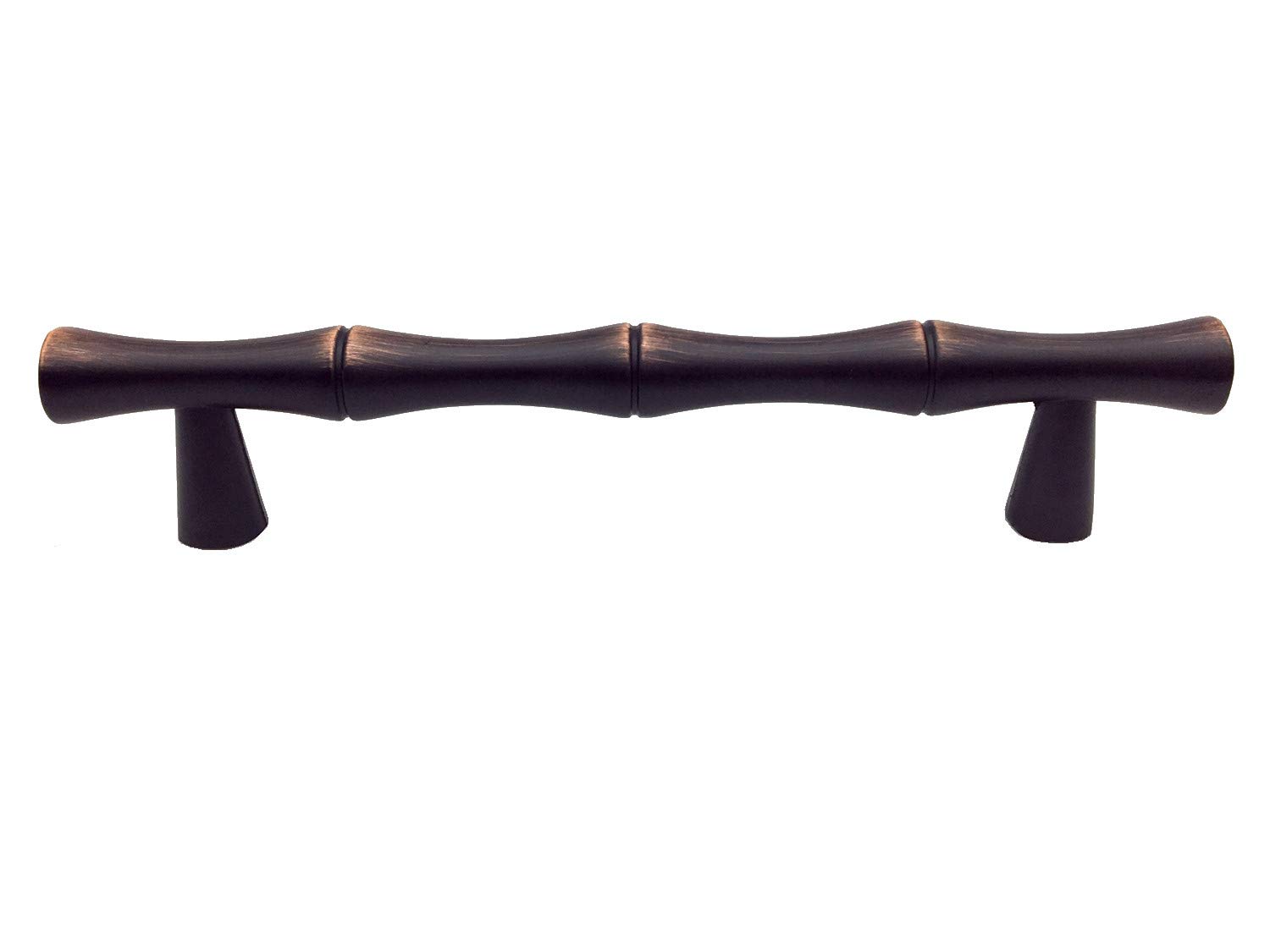 Poignée de tiroir en bambou bronze huilé ergonomique 96mm
