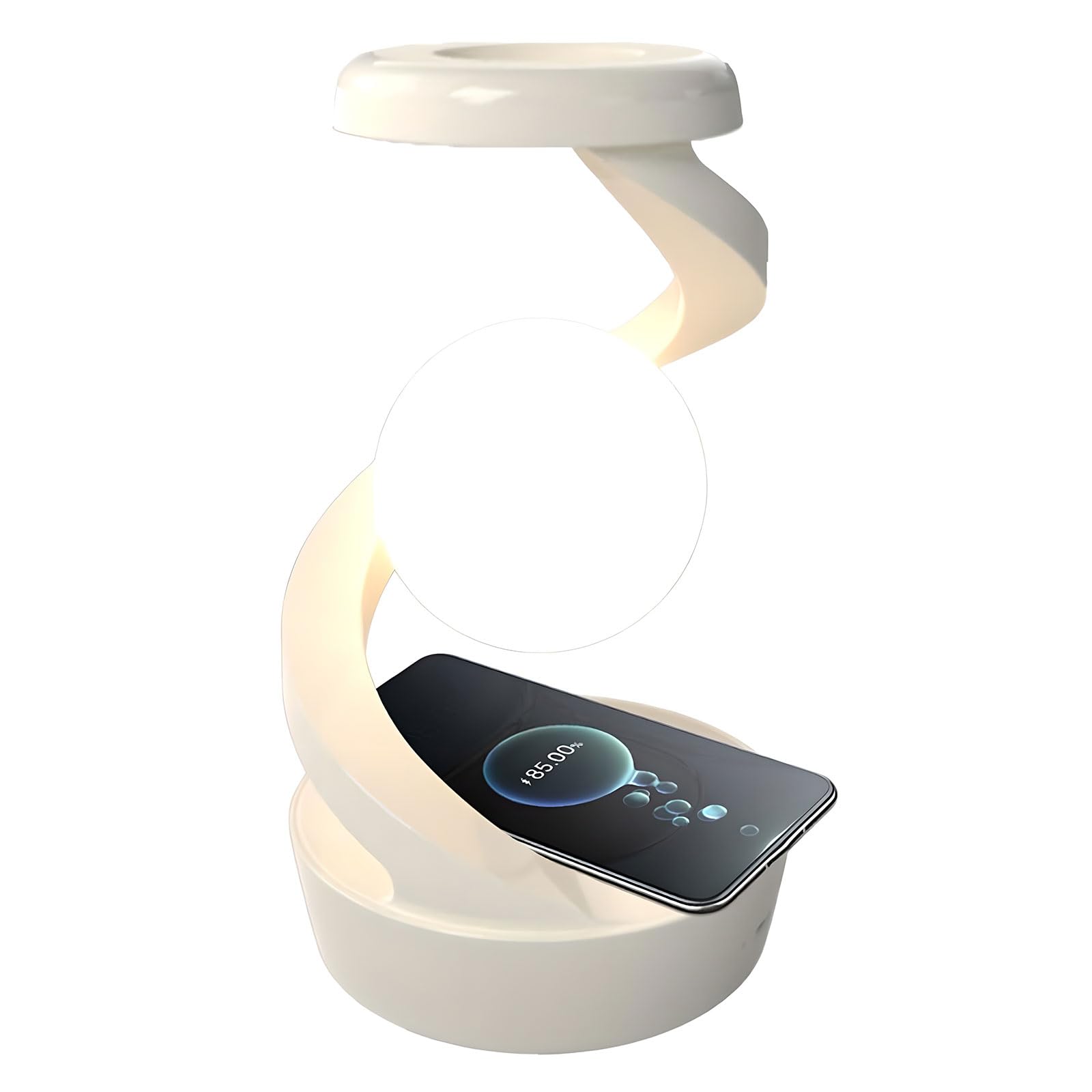 Lewitująca lampa księżycowa LED 3D, lampka nocna RGB, pływająca zabawka na biurko o zerowej grawitacji, do dekoracji domu i na prezent