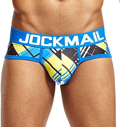 JOCKMAIL Men's Underwear Briefs Playful Printed briefs Ice Silk Sexy Low Waist Underwear - Image 2