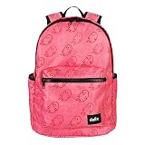 DALIX Mochila clássica Vibes para viagem para laptop e livros para homens e mulheres, Fantasma rosa choque, Mochilas de viagem