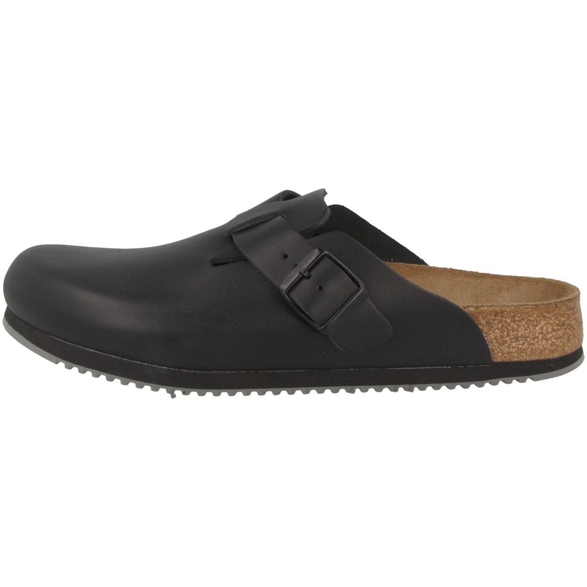 Men´s Boston Black Leather Sandals 44 N EU N 060196