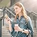 POWERADD Pilot 4GS 12000mAh 8-Pin Input Portable Charger External Battery Pack with 3A High-Speed Output Compatible with iPhone, iPad, iPod and More - Rose Gold (8 Pin Cable Include)