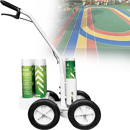 Aplicadores para marcas de vías,marcadores de transferencia de ruedas, equipos de desprendimiento de hilos de pintura, adecuados para escuelas, áreas deportivas, fábricas, calles, talleres