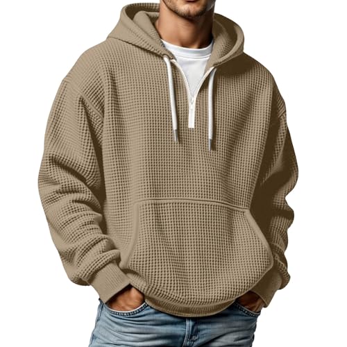 Sweat à capuche contre le froid homme coupe-vent avec poche spacieuse
