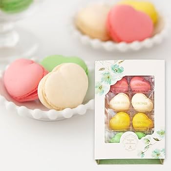 Amazon.co.jp: ブールミッシュ BOULMICH 幸せハートマカロン8個入り