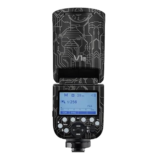 �ɓK������ Godox V1�p���h�~�J�����t���b�V���X�e�b�J�[�t���b�V���R�[�g���b�v�ی�t�B�����{�f�B�v���e�N�^�[�R�[�g�X�L���J�o�[V1(��H�`�^��)