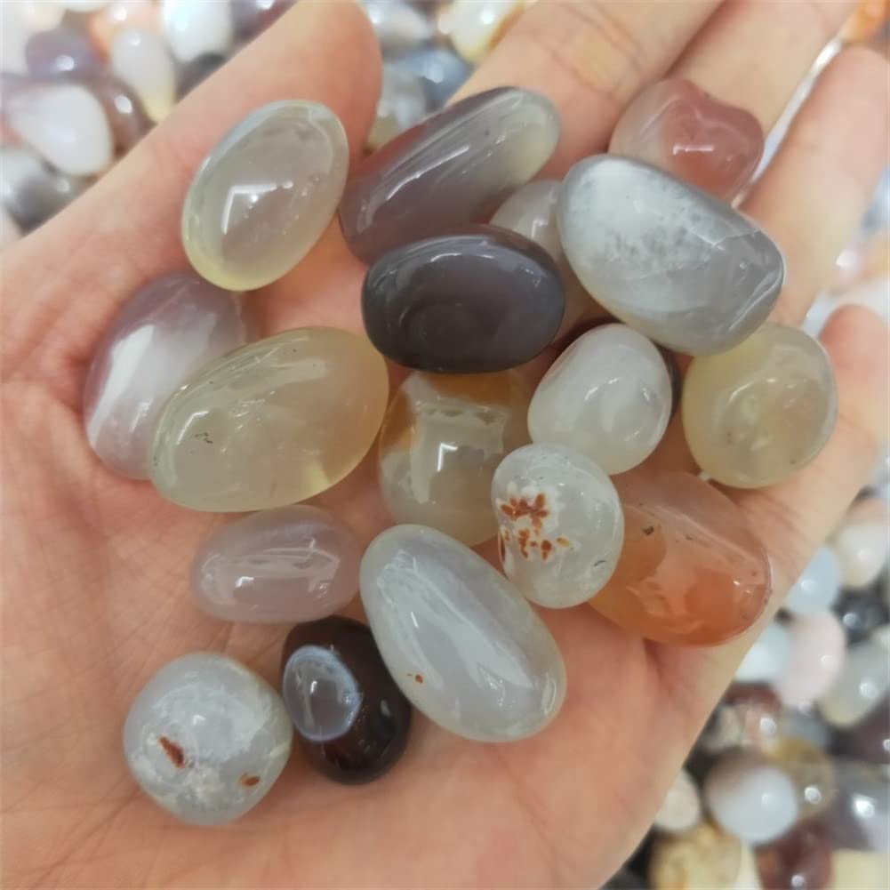 Decoración del hogar, 100 g Cristal de cornalina natural Grava Ágata Piedras curativas Plantación Acuario Tanque de peces Material de bricolaje Regalos, Cristal natural Inicio Colecciones ( Size : 200