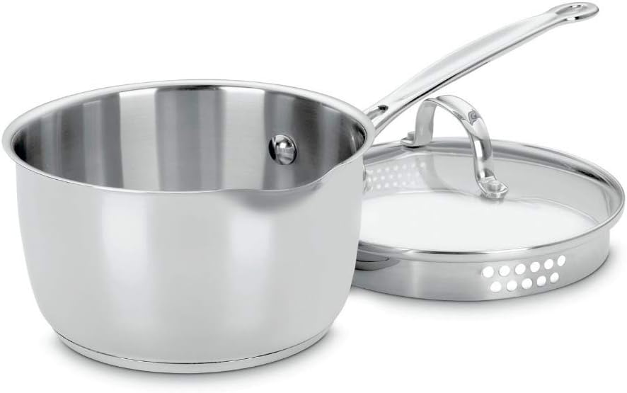 719-18P Chef's Classic Stainless 2-Quart Saucepan with Cover