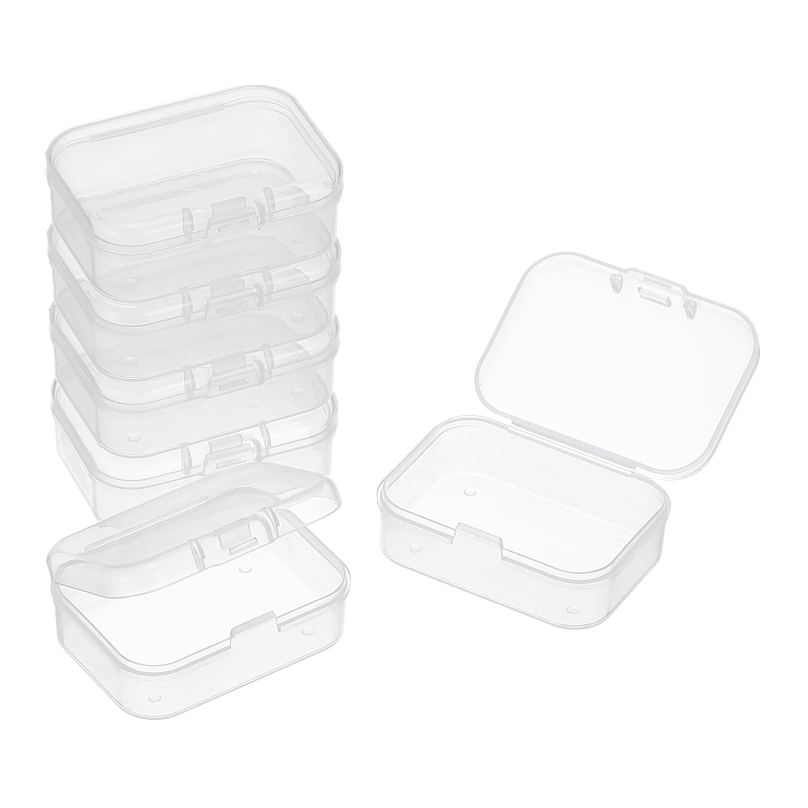 Boîtes de stockage en plastique contre la perte des petits objets et perles de joaillerie x100
