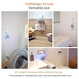 dw4you Dot (5th/4th generation) socket holder wall mount - developed in Germany - space-saving solution, mounting without drilling, without glue, Dot 5/4 holder (white) - Image 5