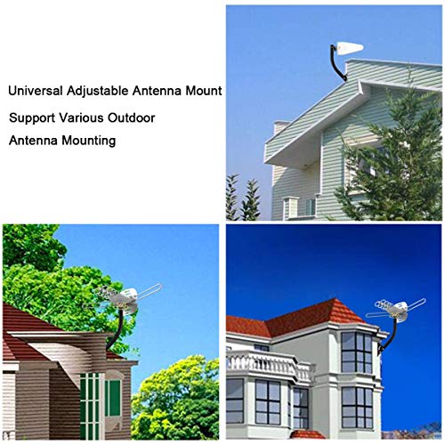 image for Antenna Mount - 1 by ONE Attic Adjustable Weather Proof Outdoor TV Ant