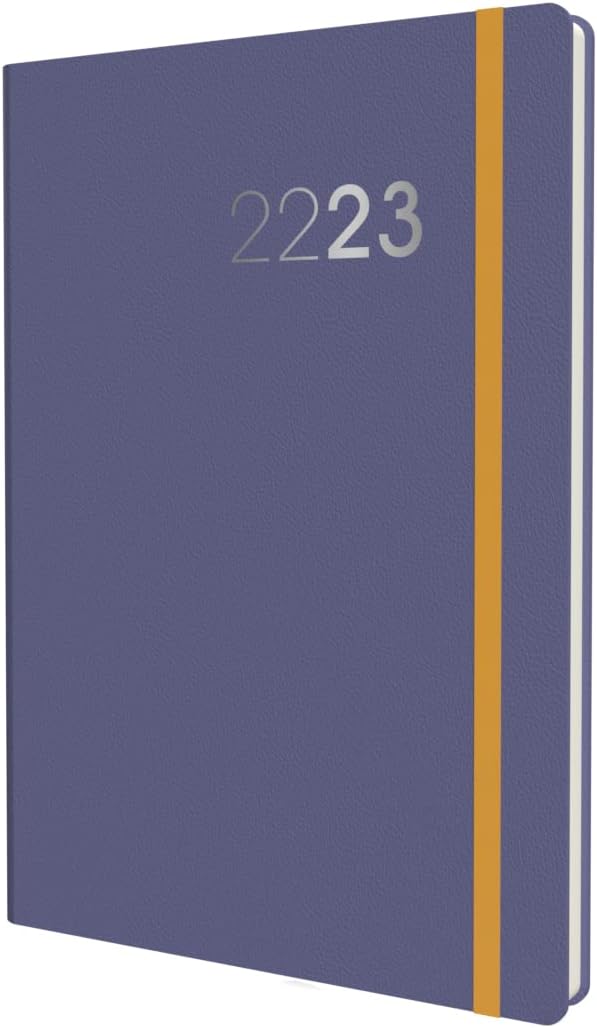 Collins Legacy A6 Week to View Mid Year 2022/2023 Blue