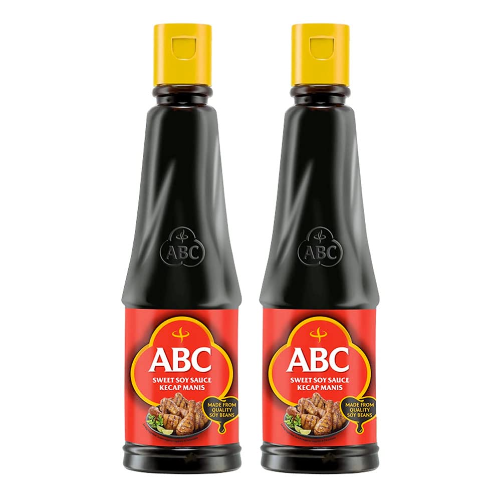 ABC Sweet Soy Sauce Kecap Manis for Stir Frying 275ml (Pack of 2) HALAL