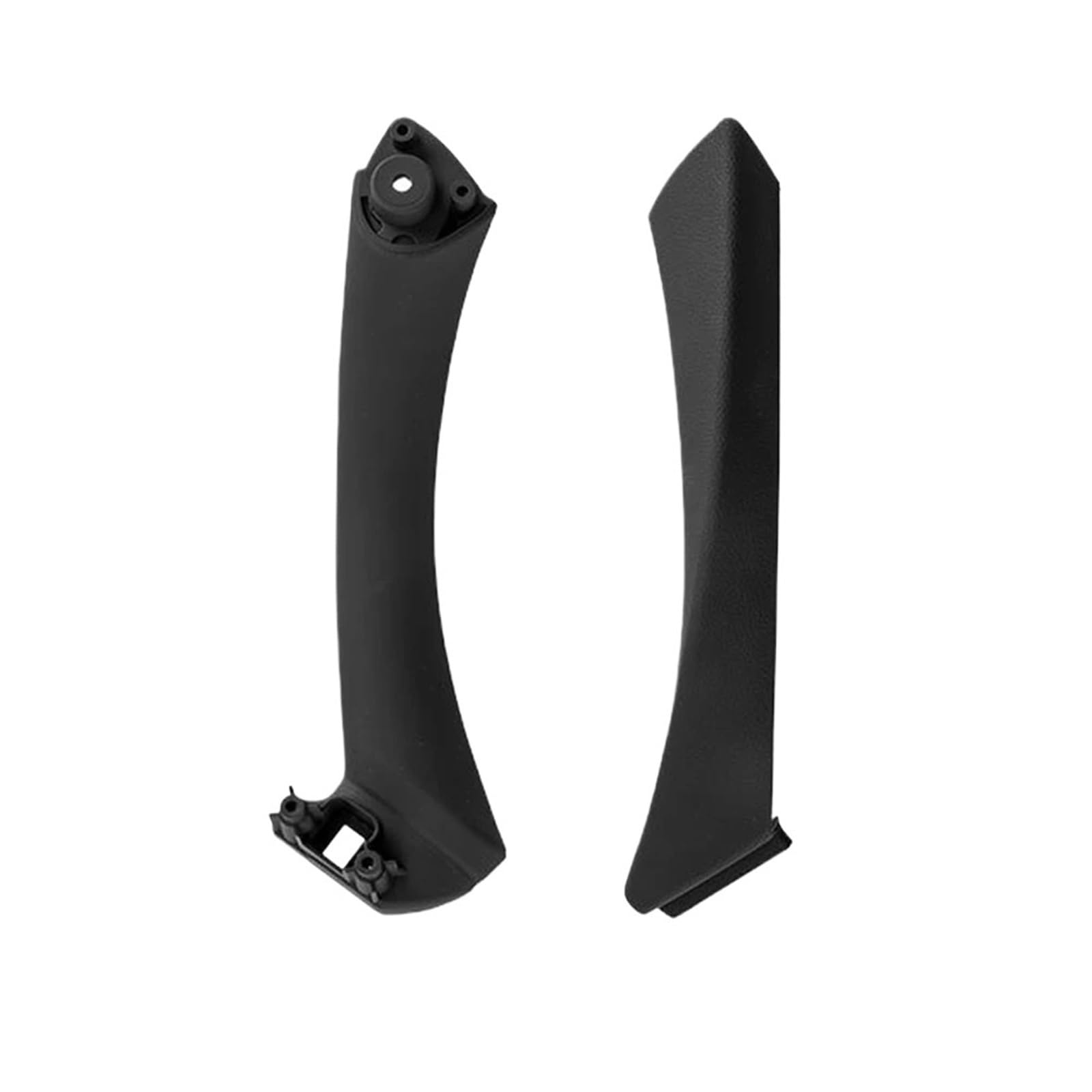Ouokchm Car Interior Door Handle for BMW E90 E91 for Series Car Inner Door Handle Panel Sedan Pull Trim Cover 51417230850 51419150335 51419150340(Black-Set-Left)