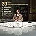 CVNC 432HZ 8-14 Inch Chakra Symbol Design Frosted Quartz Crystal Singing Bowl Set of 7 PCS with Grey Bags for Sound Healing and Meditation
