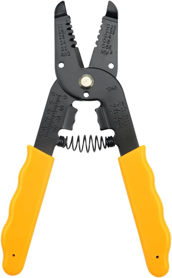 TOVOT Professional Automatic Wire Stripper and Cutter and Crimping Open Pliers Stripper Cutter Tool