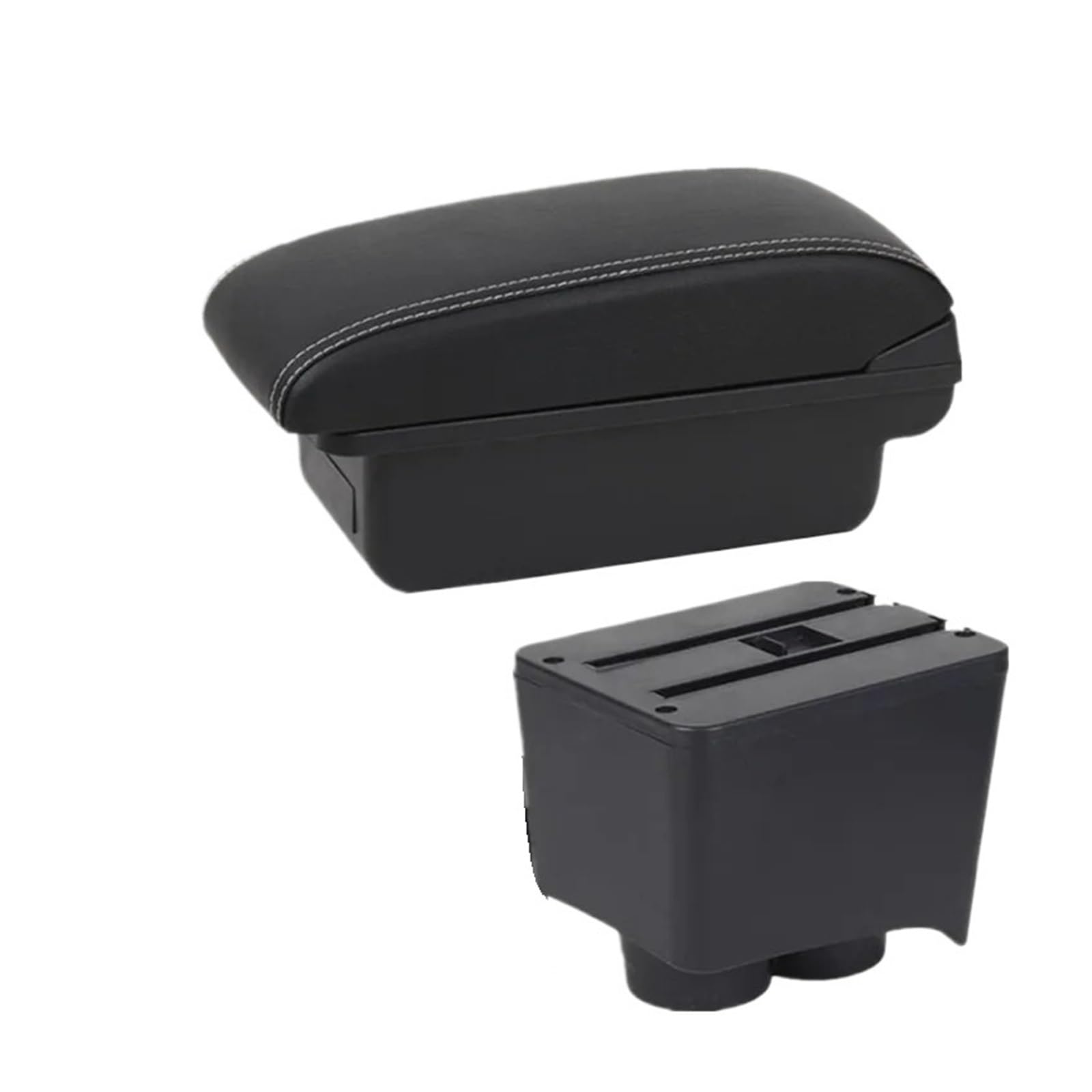 Per Polo 9N 3 Mk4 2002-2009 Scatola Portaoggetti Per Bracciolo Per Auto